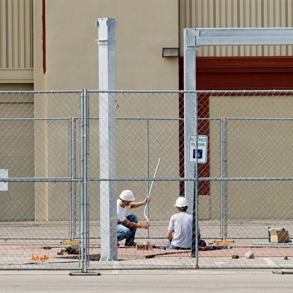 how much time can i lease the temporary fence for my building site or event in Macon